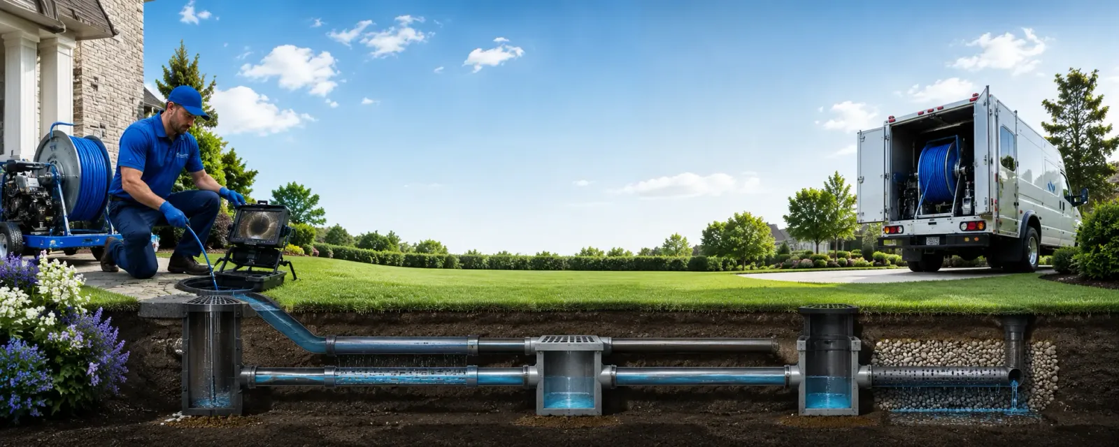 Outdoor drain cleaning information for Hiddenite, NC